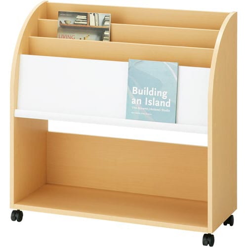 PLマガジンラック キャスター付 W850 NA