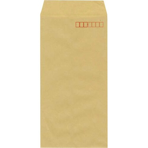 クラフトテープ付封筒 長3〒 70g 100枚