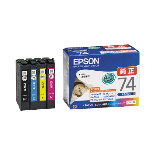 純正インク IC4CL74 4色パック