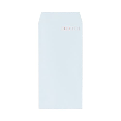 ソフトカラー封筒 長3 ブルー 100枚入×10