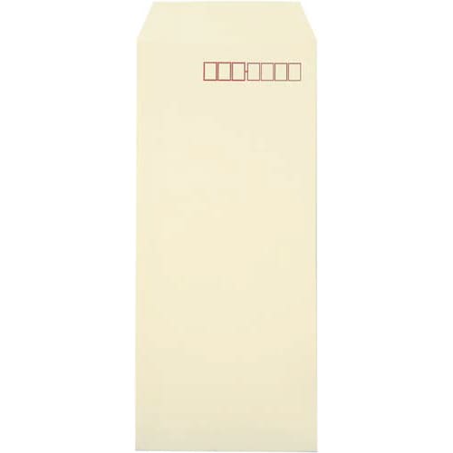 ソフトカラー封筒 長4 クリーム 100枚入 10