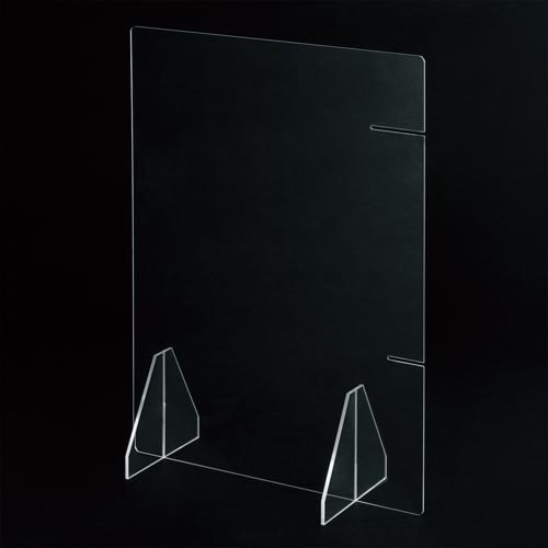 飛沫対策ガード アクリルスタンド 縦横両用