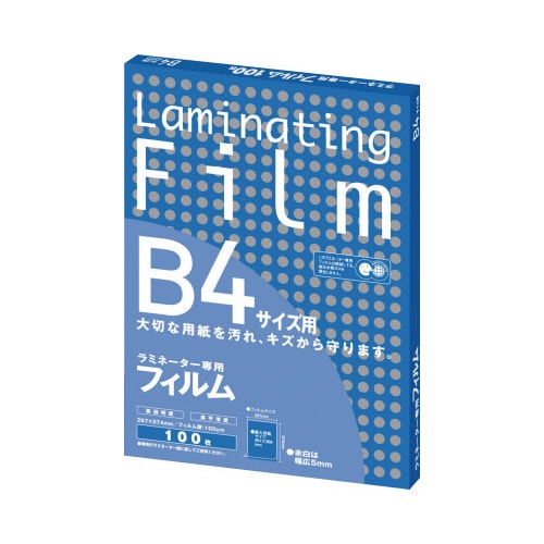 ラミネートフィルム 100μ B4 100枚