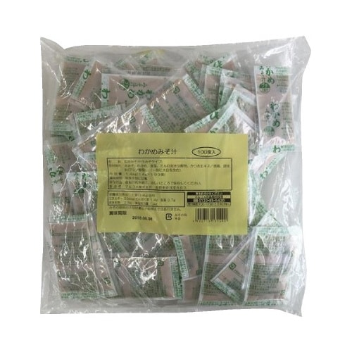 業務用生みそ汁わかめ100食