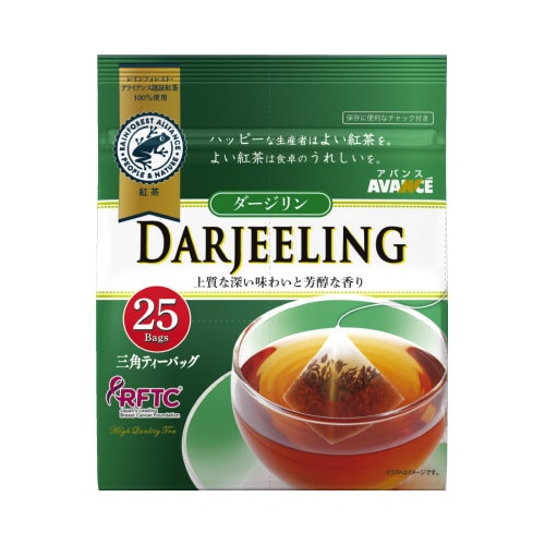 ダージリン紅茶三角ティーバック 25P