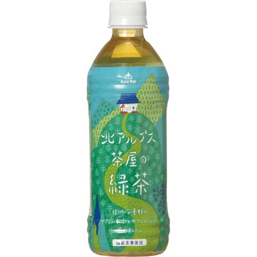 北アルプス茶屋の緑茶 500ml 24本