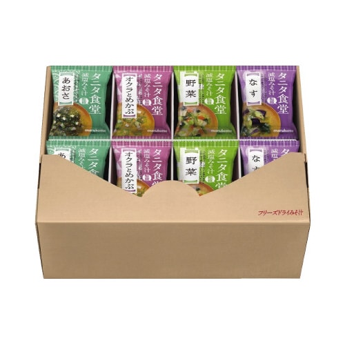 フリーズドライ タニタ食堂監修の減塩みそ汁 24食