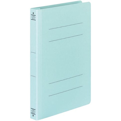 フラットファイルW<厚とじ> B5縦 青 10冊