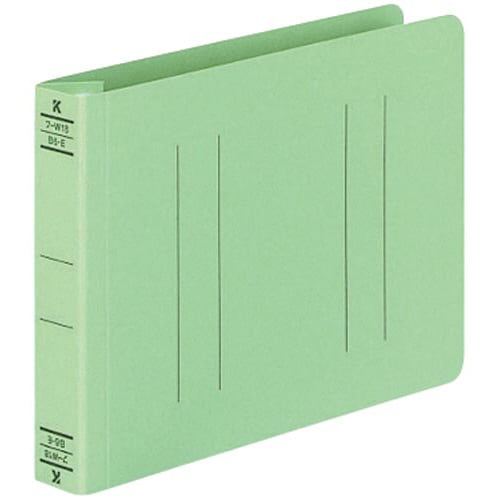 フラットファイルW<厚とじ> B6横 緑 10冊
