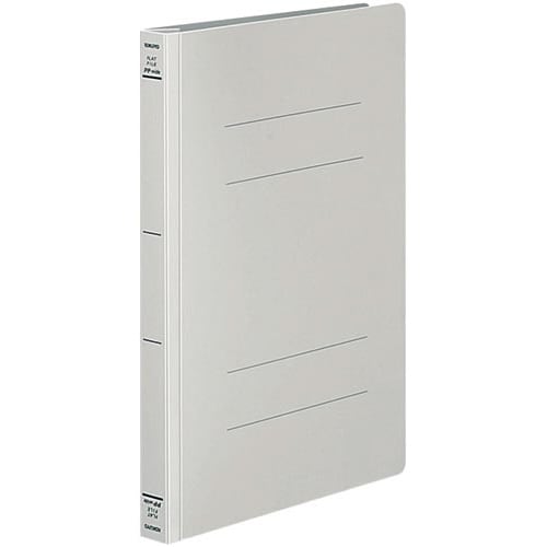 フラットファイル<PPワイド> A4縦 灰 10冊