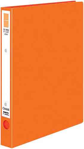 リングファイル<ER>橙A4縦背幅39mm10冊