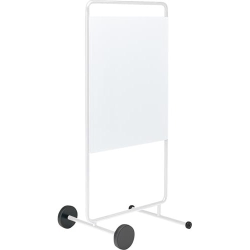モビーボ固定片面ホワイトボード ホワイト