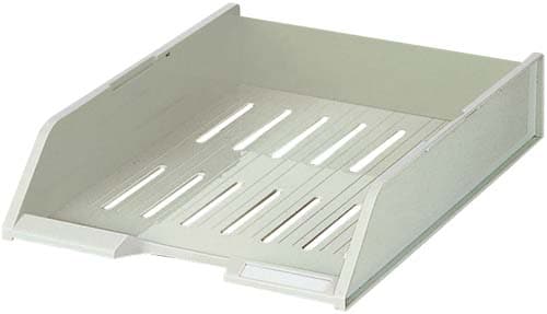 スタッキングトレ− A4縦 ライトグレー