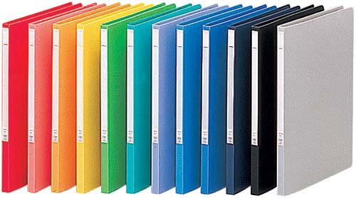 パンチレスファイルA4 ダイダイ