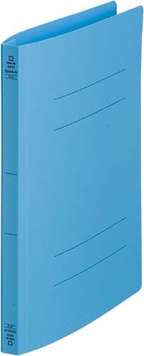 フラットFクイックイン<PP>A4縦 青 10冊