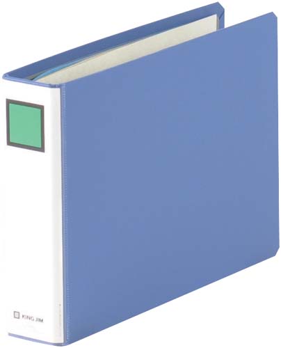 キングファイルスーパードッチ A5E 青 10冊