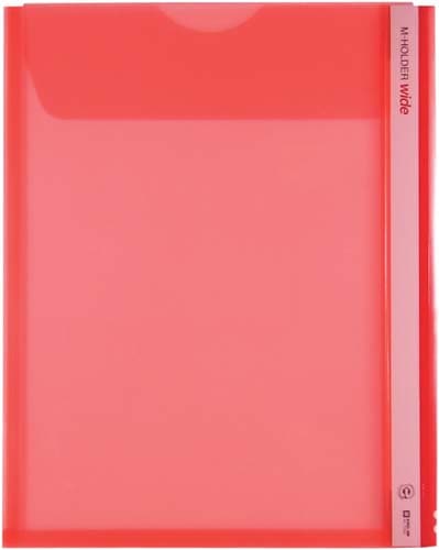 Mホルダー(縦型) A4 赤 5枚入