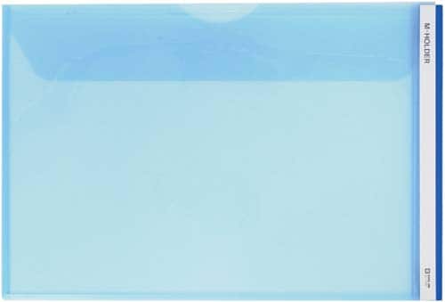 Mホルダー(横型) A4 青 5枚入