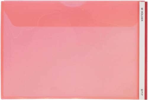 Mホルダー(横型) A4 赤 5枚入