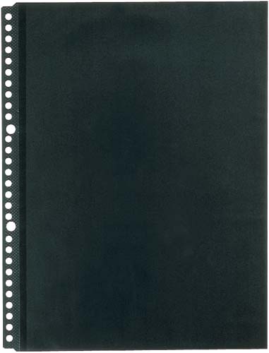 サイドインカラーベースポケット A4 黒×5