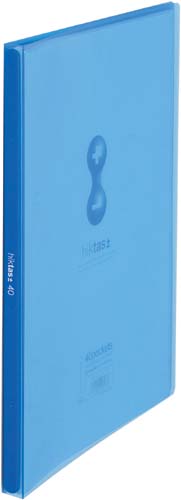 クリアーFヒクタス(透明)A4縦40P 青10冊