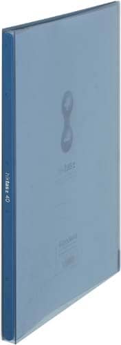 クリアーFヒクタス(透明)A4縦40P 紺10冊