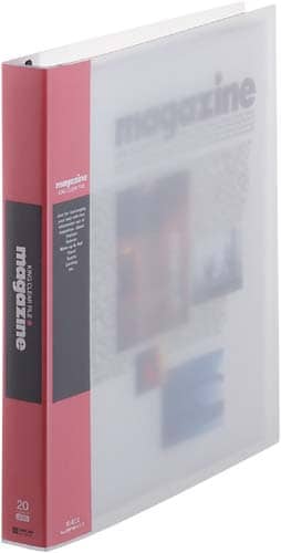 クリアーファイルマガジン差し替え式 赤