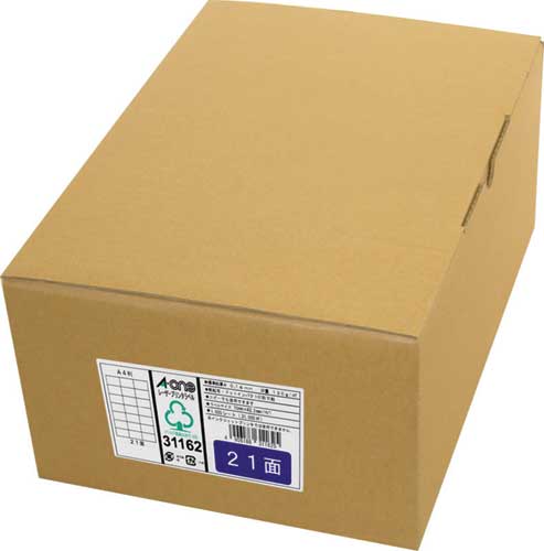 紙ラベル レーザー用 A4 21面 1000枚
