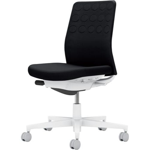 モネット 背C 本体WH 肘なし 背座BK