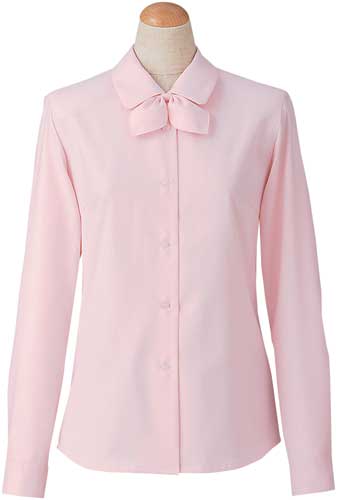 長袖ブラウス S−35966 ピンク 13号