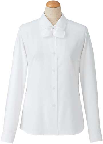 長袖ブラウス 35968 ホワイト 7号