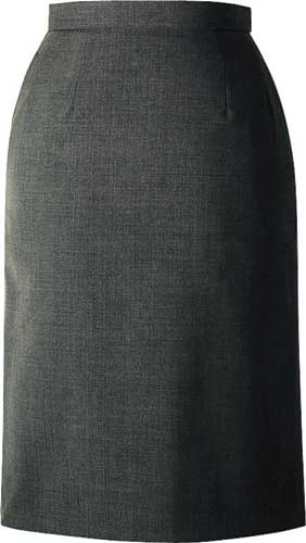 インサイドプリーツスカート グレー 19号