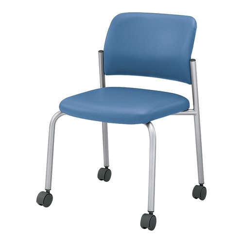 会議イス 100 マリン脚シルバー軟床用