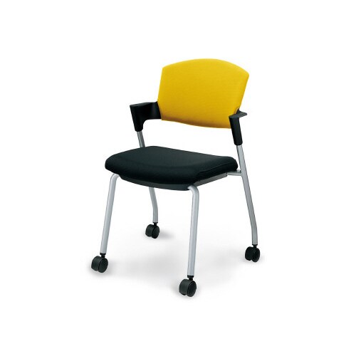 プロッティ キャスター型 総張り ブライトイエロー