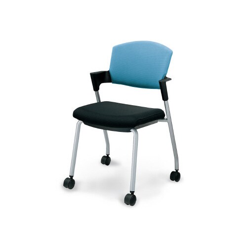 プロッティ キャスター型 総張り ソフトターコイズ