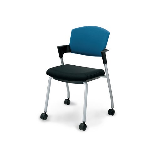 プロッティ キャスター型 総張り ターコイズ