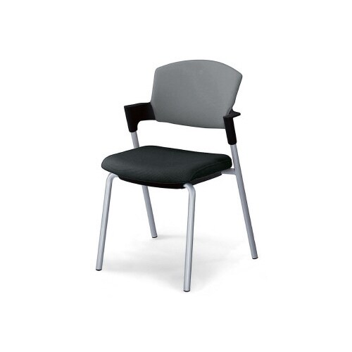 プロッティ 固定脚 総張り ソフトグレー