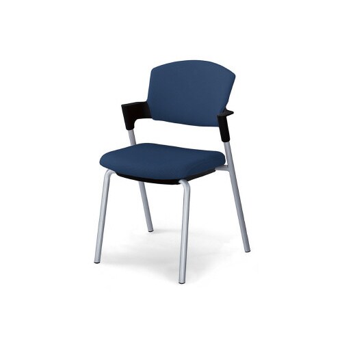 プロッティ 固定脚 総張り 背座同色ブルー