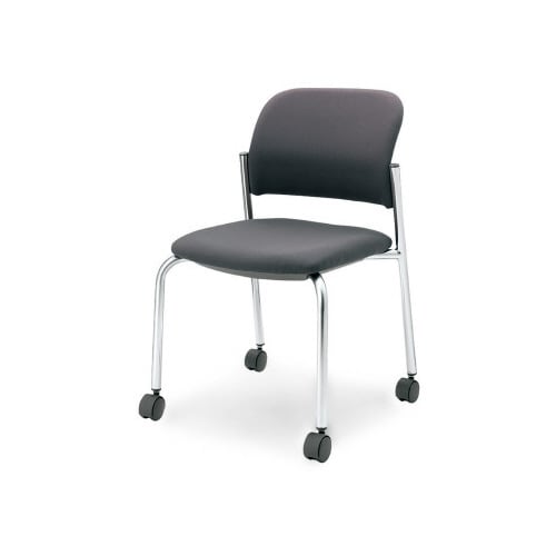 会議イス 100 布グレー軟床用