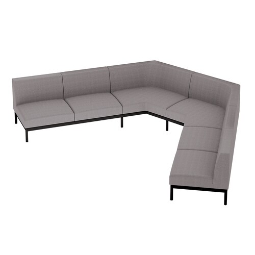 ソファ コレッソ 車座A 座明灰 脚黒