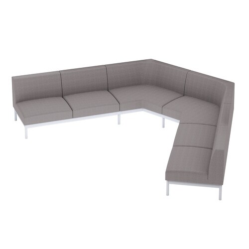 ソファ コレッソ 車座A 座明灰 脚白