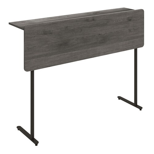 コレッソ カウンター 天板濃茶 脚黒