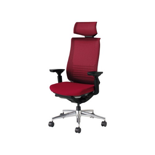 ベゼル ヘッド付可動肘A脚本体黒 赤 硬床用