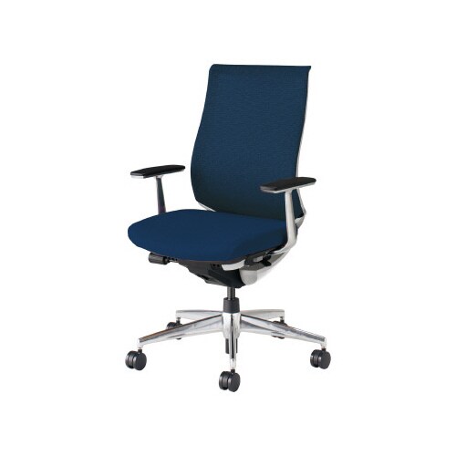 ベゼル A肘A脚本体白 紺 硬床用