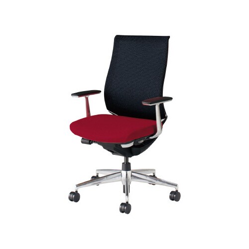 ベゼル A肘A脚本体黒 背座別色赤 軟床用