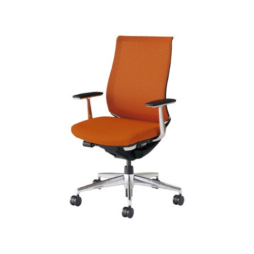 ベゼル A肘A脚本体黒 橙 軟床用