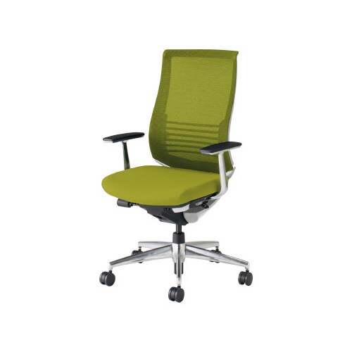 ベゼル ランバS有A肘本体白 黄緑 硬床用