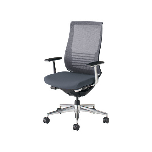 ベゼル ランバS有A肘本体黒 灰 硬床用