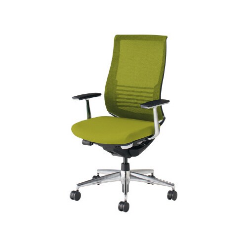 ベゼル ランバS有A肘本体黒 黄緑 硬床用