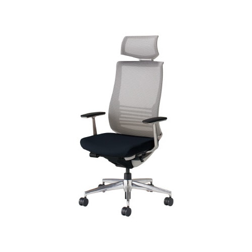 ベゼル ヘッド付A肘A脚本体白 背座別色黒 硬床用